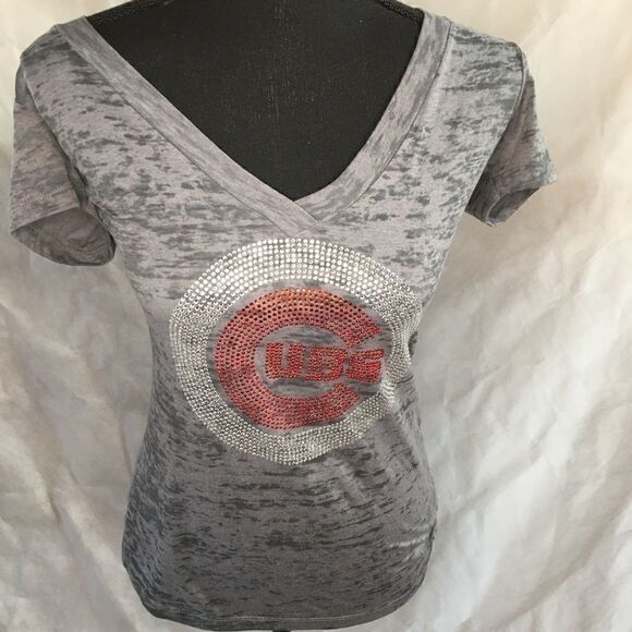 Chicago Cubs Crystal size Small short sleeve NEW - Picture 1 of 5